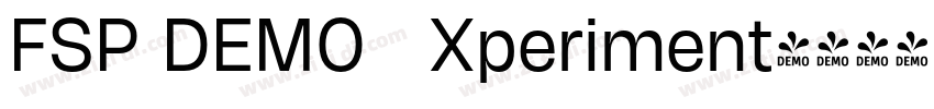 FSP DEMO   Xperiment字体转换
